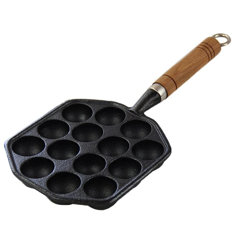 Non-Stick Korean-Style Electric Octopus-Shaped Cherry Kid Cast Iron Pan for Quail Egg Frying and Baking