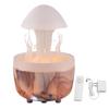 Увлажнитель воздуха с вращающимся грибом Raindrop, 300 мл, ароматерапевтический диффузор эфирных масел с 7 цветной подсветкой