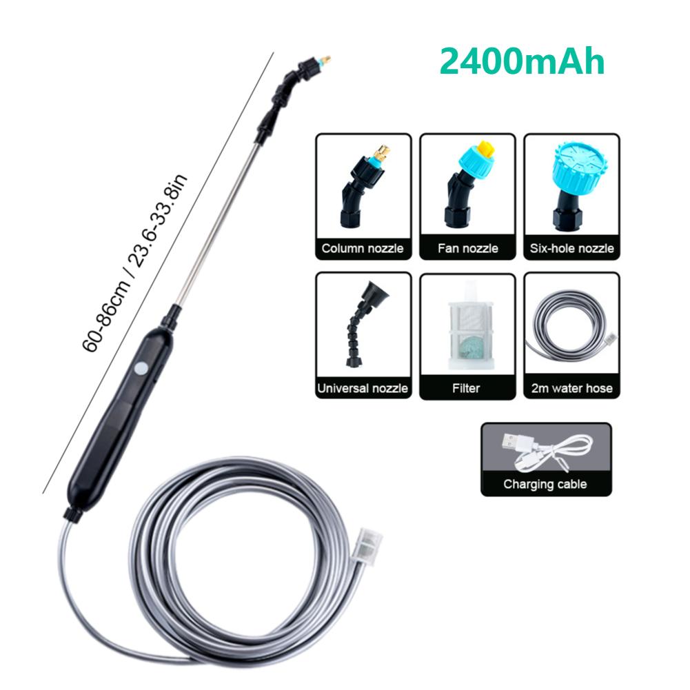 Electric Gardening Sprayer USB Rechargeable Plant Sprayer Portable Watering Spray High-Pressure Sprinkler Garden Irrigation Tool