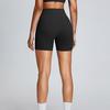 Women's Solid Color Hip Lifting And Abdominal Tightening Yoga Pants Quarter Tight Sports Shorts