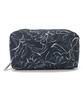 Pouch RECTANGULAR Sketch Floral Navy [Official] COSMETIC/6511