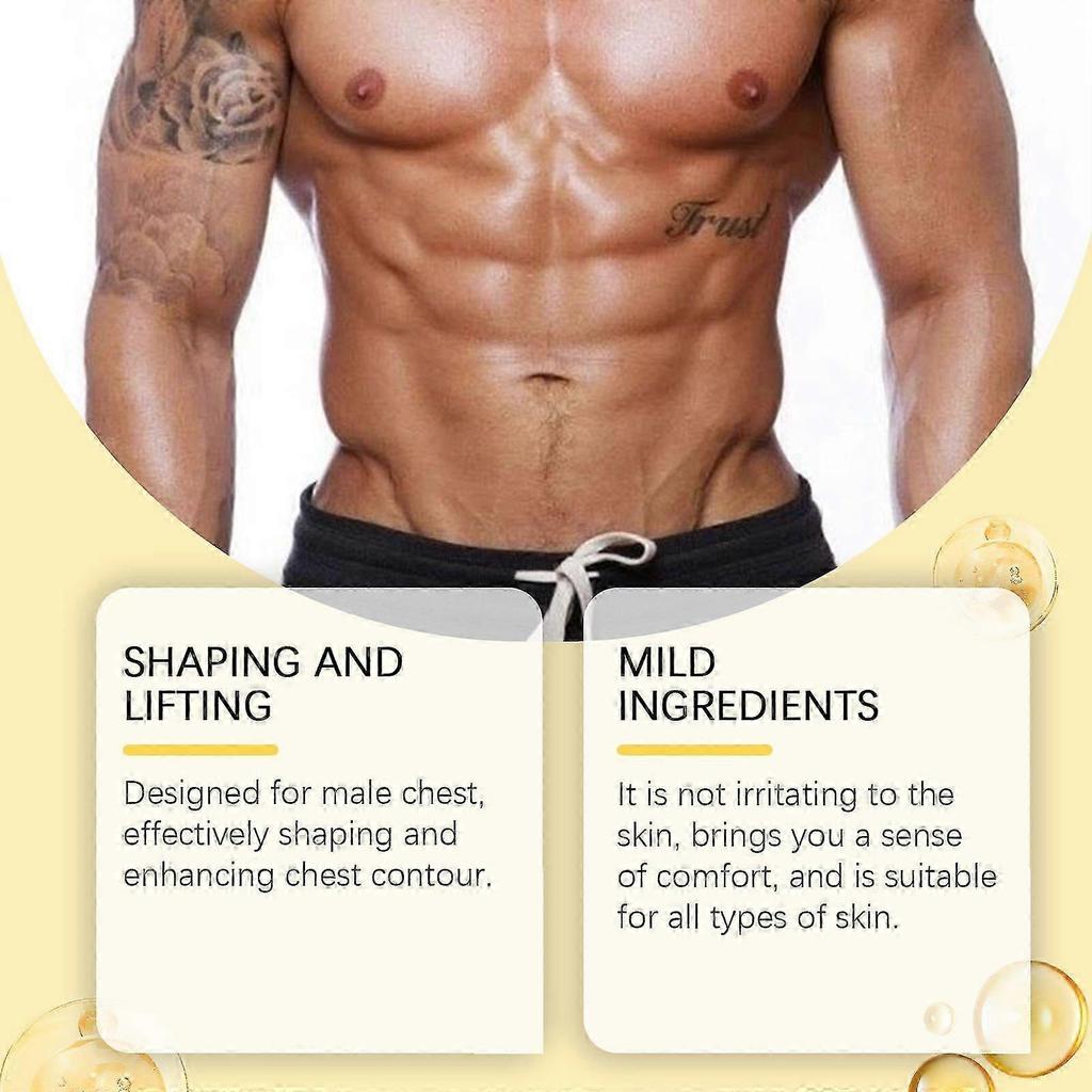 Men's Chest Firming Spray, Male Care, Body Contouring, Non-Greasy, Skin Tightening ,30ml