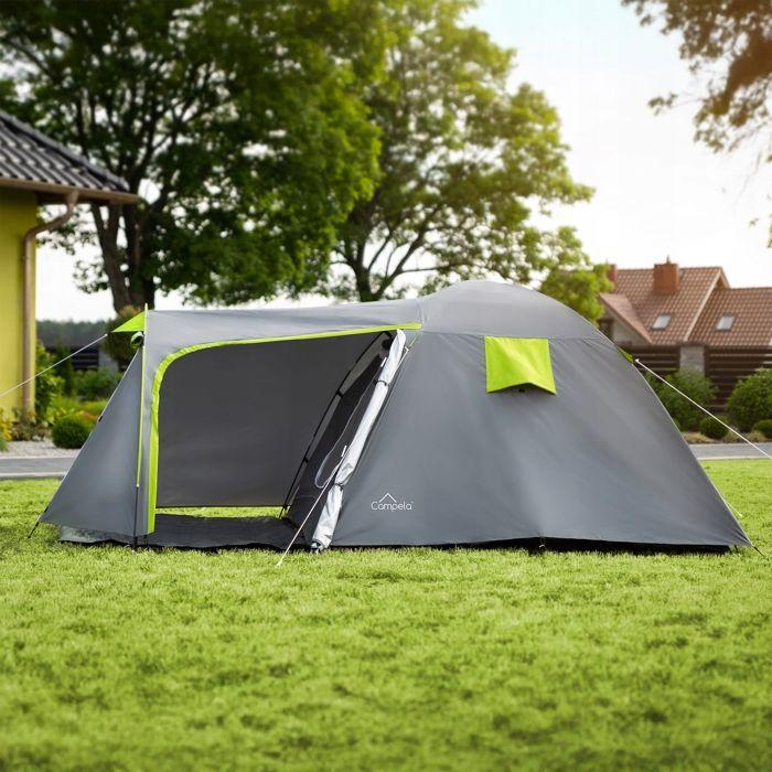 Tente igloo familiale 4 personnes imperméable 3000 mm Tropical 4 Campela (CA0013GRN)