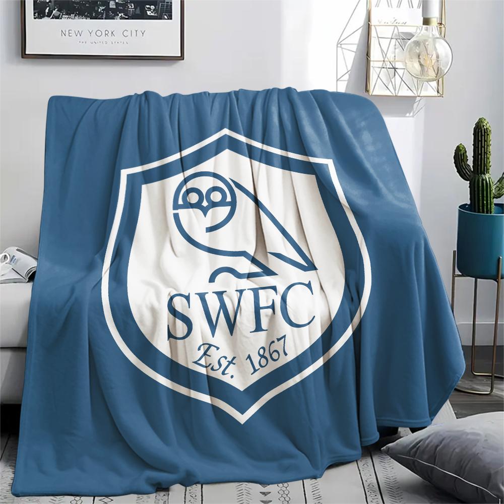 Sheffield Wednesday FC pattern Flannel Blanket, High quality Comfortable for All Seasons, Home Decor, Warmth and Comfort, Perfect for Gifts.
