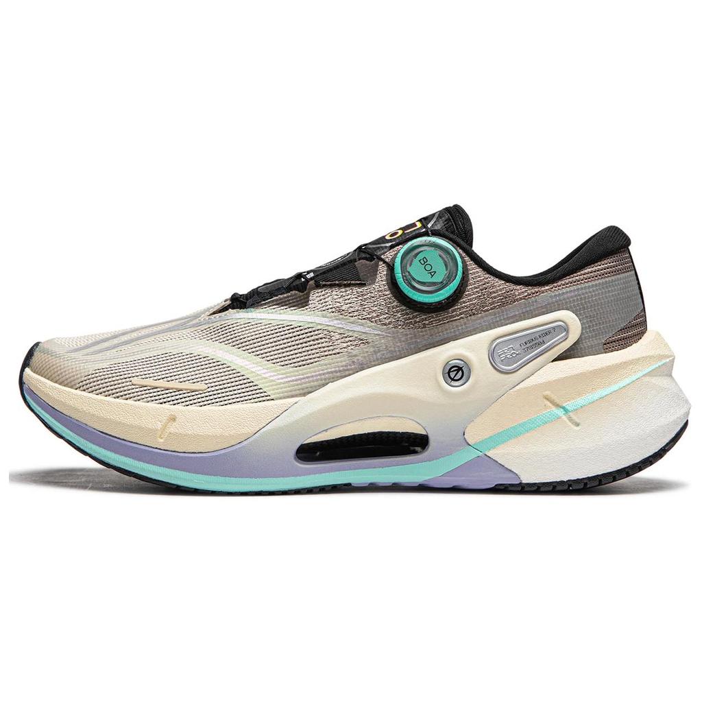 Li Ning Furious Rider 7.0 PRO V2 Беговые кроссовки Мужские Низкие Rock White Gray/Tree Gray Brown ARZU001-12