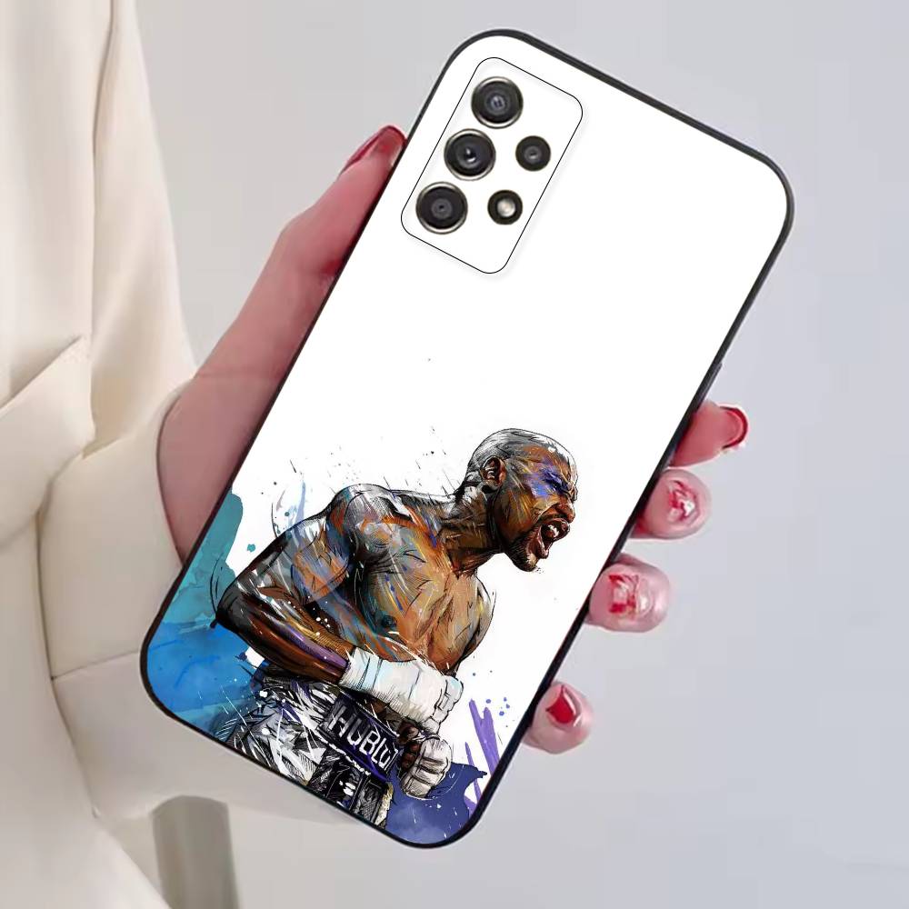 Боксерский чехол для телефона Floyd Mayweather-FM Черный Силиконовый Мягкий Для Samsung S25,S24,S21,S22,S23,S30,Ultra,S20,Plus,Fe,Lite