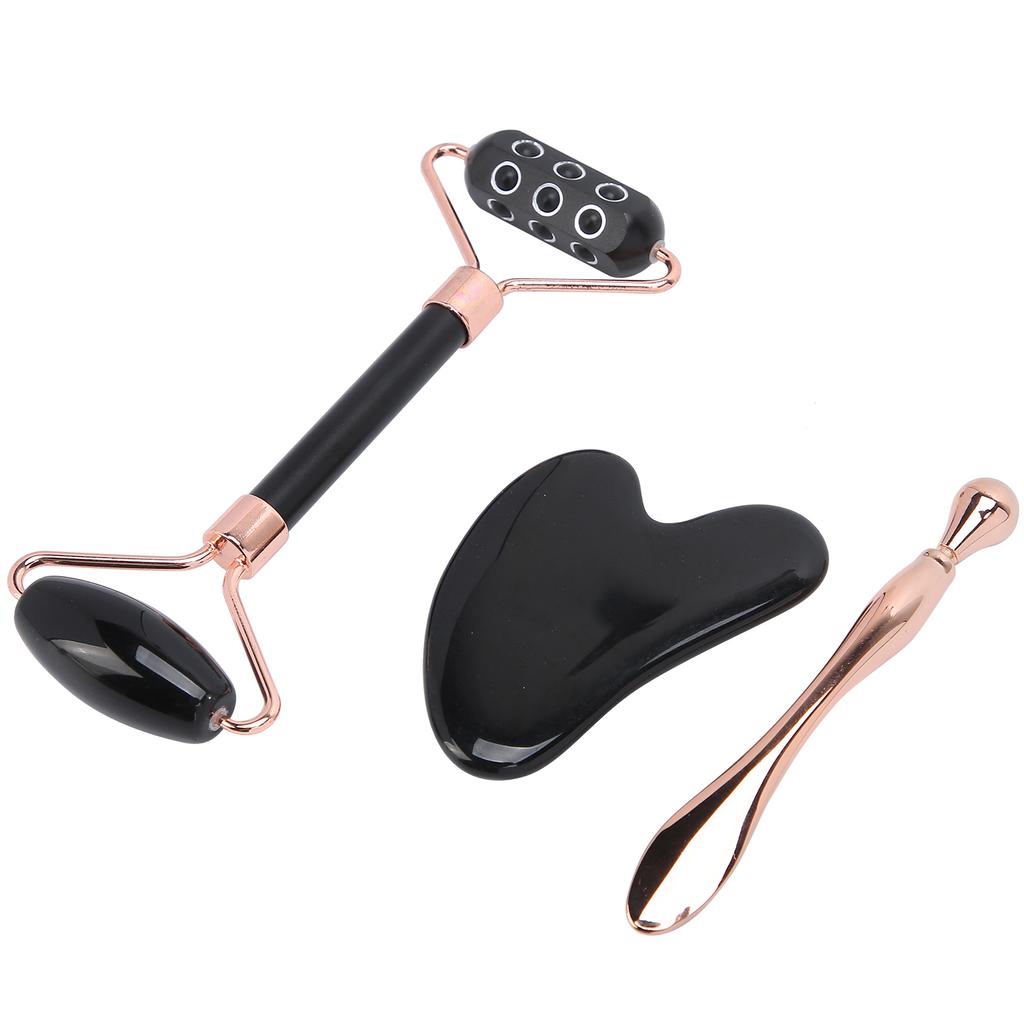 Массажер для лица с германиевым валиком, доска для скребков для лица, набор ложек для крема для глаз