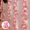 Cherry Blossom String Light 2M 20Led Garland Artificial Flower Garland Vines Fairy Lights Bedroom Wedding Party Decoration Light