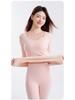 Women's 2025 Seamless Fleece-Lined Antibacterial Turtleneck & Pants Set - Warm Winter Long Johns