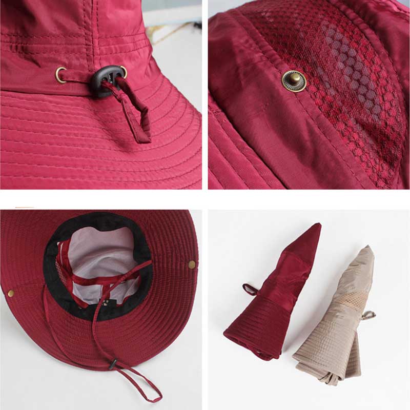 Hat Women's Sun Protection Hat Outdoor UV Protection Sun Hat Big Brim Hat Beach Hat