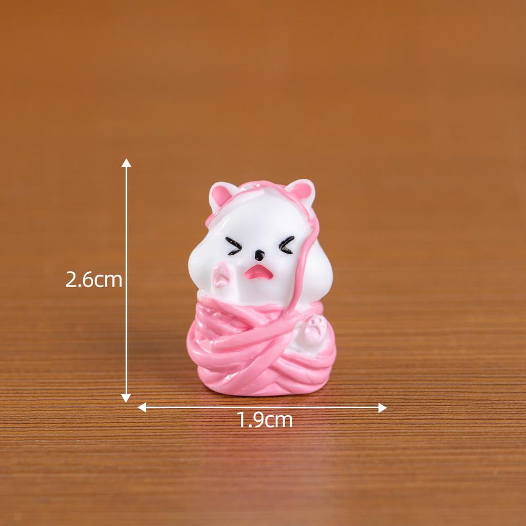 Cute Cartoon Resin Cat Statues For Office Desk Resin Craft Decorations