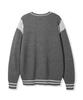 NODU Varsity Two-Way Zip-Up Knit [Gray]