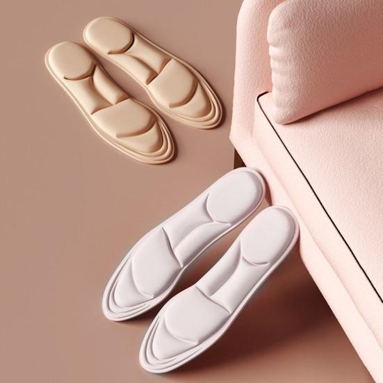 5D Insoles for Shoes Breathable Running Sport Insoles Arch Support Plantar Fasciitis Shoe Pads Memory Foam Shoe Inserts for All Shoes