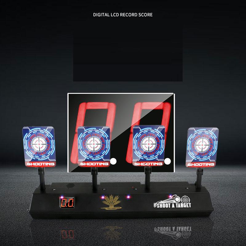 Подвижная электронная мишень с вращением на 360° и автоматическим возвратом Dmart Игрушечная мишень для стрельбы из пистолета Аксессуары для стрельбы