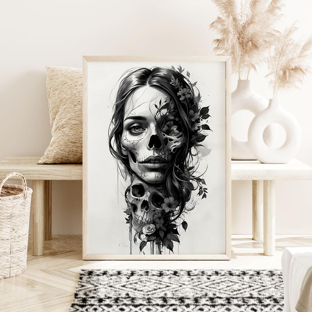 Poster Zombie Woman Portrait