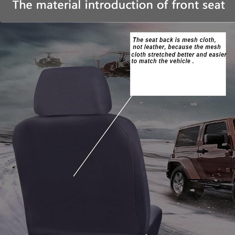 Универсальные чехлы на автомобильные сиденья из искусственной кожи, совместимая с подушкой безопасности, водонепроницаемая защита автомобильных сидений, аксессуары для интерьера, подходящие для большинства автомобилей