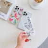 Нежный розовый чехол-бабочка для iPhone 17 Pro Max 16 17 15 Pro 14 13 Plus 12 Mini 11 16E 17 Air, прозрачные мягкие чехлы