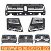 Ruili143 Front Rear AC Conditioner Fresh Air Vent Outlet Cover Panel Replacement For BMW X5 X6 E70 E71 E72 2007-2013