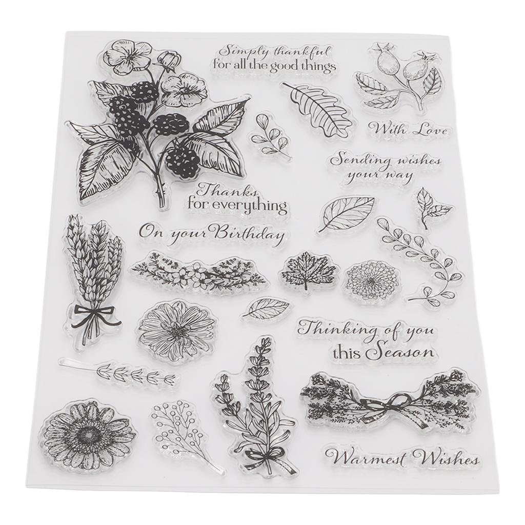 Прозрачные штампы, прозрачный отпечаток, несколько узоров, перерабатываемый прозрачный штамп для изготовления приглашений, декабрь