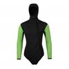 5mm Neoprene Hooded Zip-Front Two-Piece Wetsuit Freediving Spearfishing Snorkeling Swimming