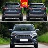Для Toyota RAV4 RAV 4 2019-2022 2023 2024 Хромированная наклейка на крышку заднего противотуманного фонаря, отделка задних противотуманных фар, аксессуары для экстерьера, 2 шт.