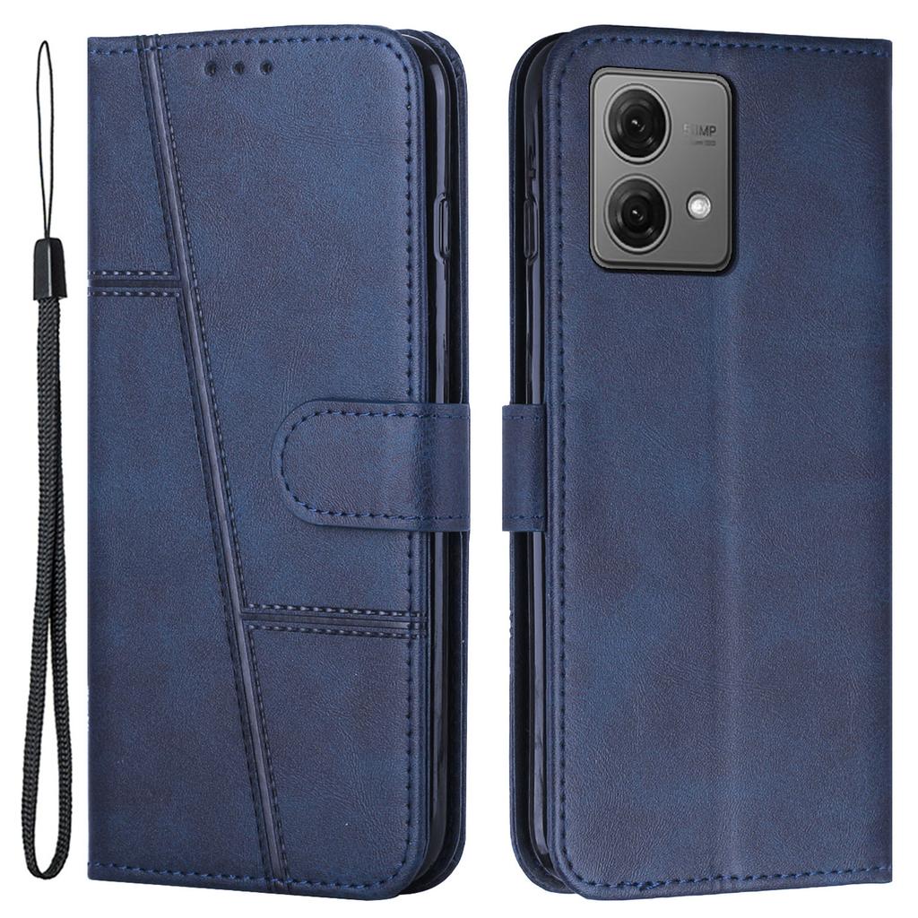 Чехол для Motorola Moto G84 5G, устойчивый к царапинам, кошелек, кожаный чехол для телефона