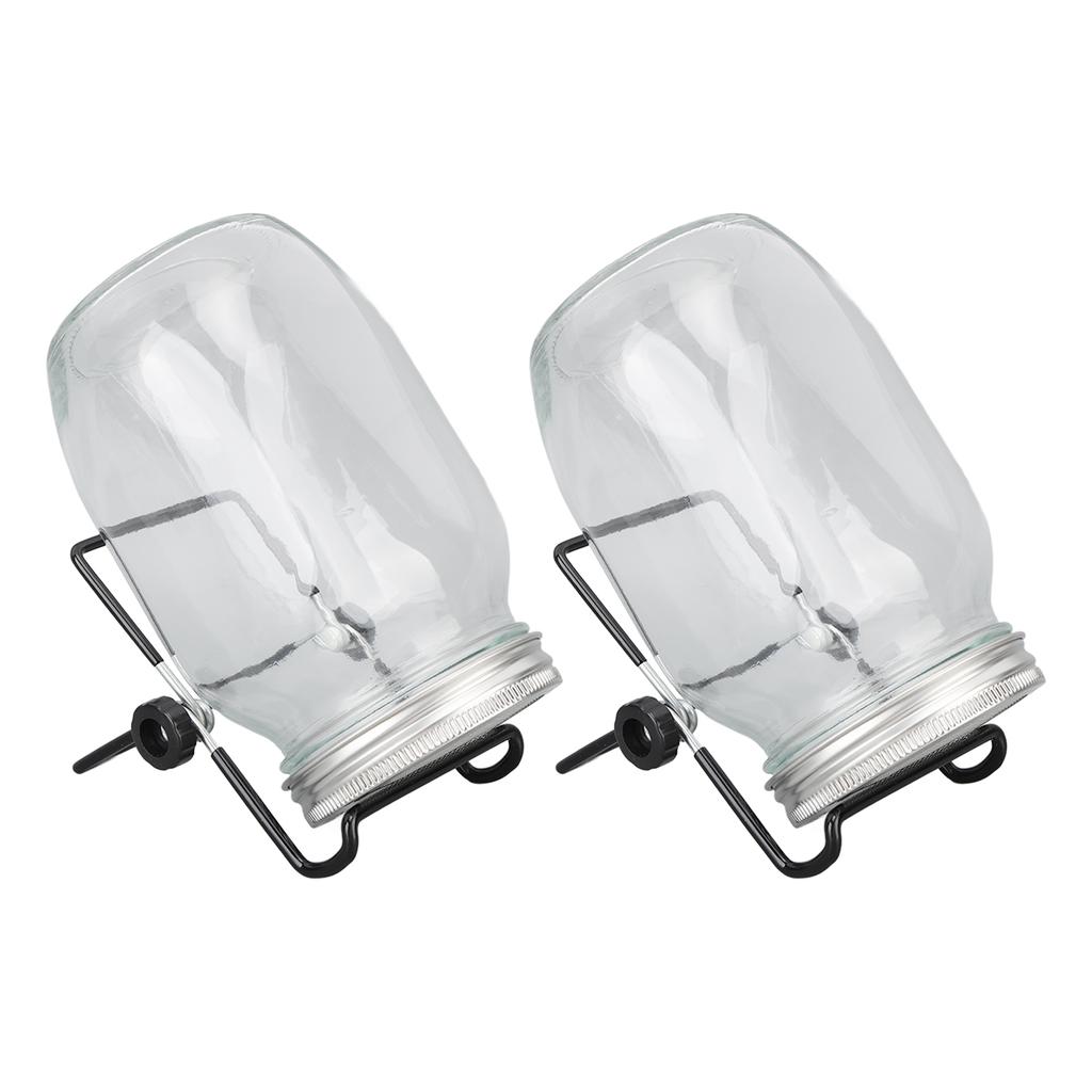 2шт. набор для проращивания в банке Мейсона с сетчатой крышкой и широким горлом, легкий дренаж, набор для проращивания в банке для выращивания