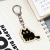 Мультяшный Милый Кот Акриловый Брелок Черный Кот Милый Подвеска Черный Кот Подвеска для Мобильного Телефона