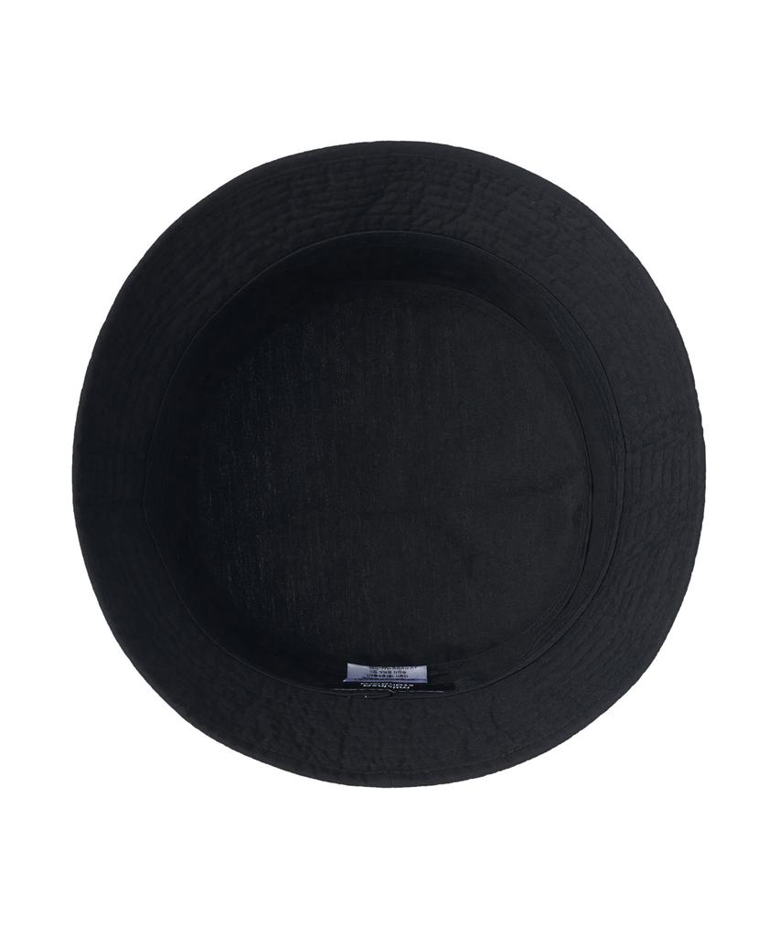 MUSINSA STANDARD Cotton Jungle Bucket Hat [Black]
