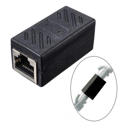 Профессиональный переходник-удлинитель Ethernet RJ45 "мама-мама" Сетевой кабель LAN Адаптер Соединитель