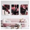 Canvas Painting Botanical Floral Nordic Poster Print Wall Art Picture Modern Living Room Decor Scandinavian Red Flower Plant