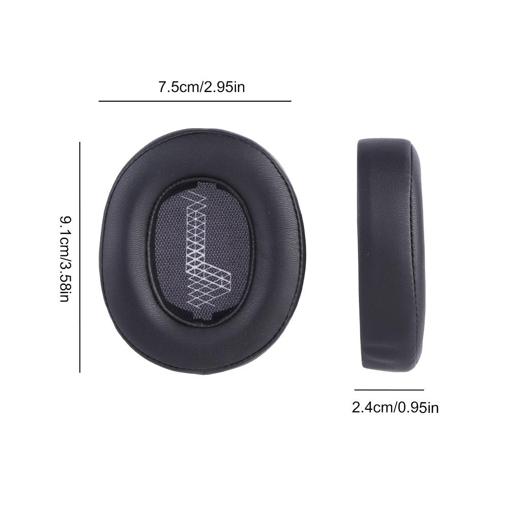 Амбушюры шумоизоляционные мягкие амбушюры для наушников JBL LIVE500BT (серый)