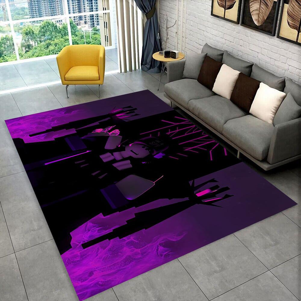 3D B-Blox Fruit Cartoon Game Gift Carpet Rug for Living Room Bedroom Home Sofa Decoration,kids Play Non-slip Floor Mat