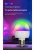 Беспроводная RGB LED лампочка с магнитом и зарядкой Type-C для дома, кемпинга и использования на открытом воздухе