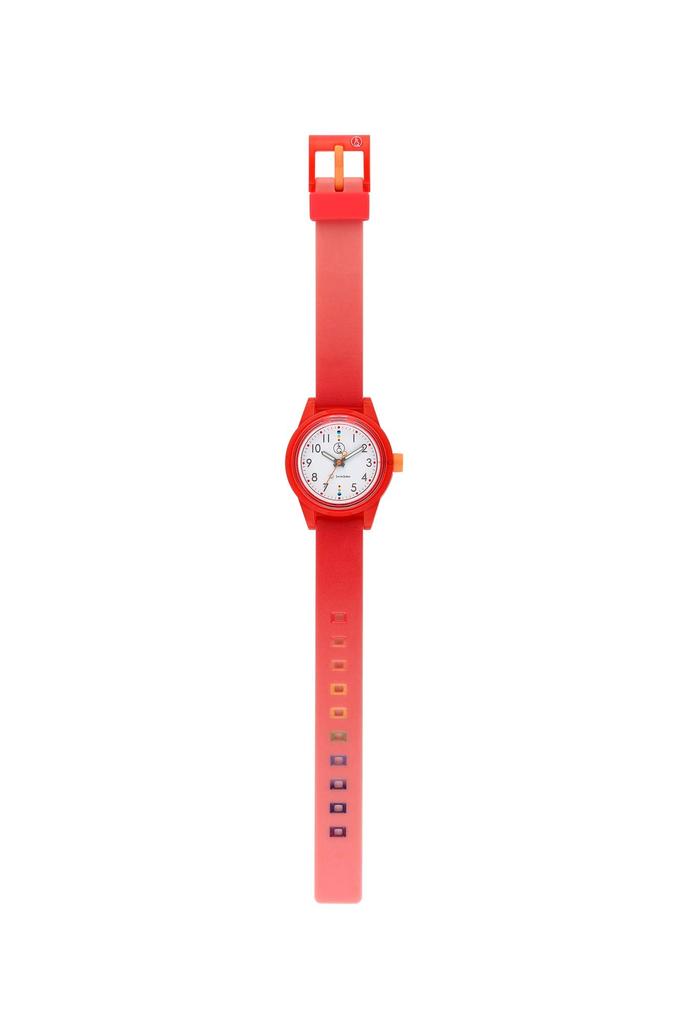 Watch Analog Smile Solar Matching Style Waterproof Urethane Belt Red [Citizen Q&Q] RP29-011 Women's