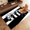 1pc Santos SFC logo Print Area Rug - Soft, Washable Non-Slip Indoor Mat, Living Room, Home Office Decorative Rug,Office Decorative