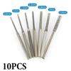 10PCS 0.8-2.5mm Emery Drill Bits 2.35mm  Diamond Sand Drilling Extended Drill Bit Hardware Power Tool Accessories