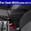 Для Ibiza 6j Ibiza 6L подлокотник-бокс Для Ibiza Автомобильный подлокотник Центральный ящик для хранения Дооснащение с USB Салонные аксессуары для автомобиля