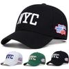 Unisex NYC Letter Embroidery Baseball Caps Outdoor Adjustable Spring and Autumn Casual Sunscreen Hat