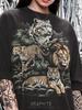 Snow Leopard Lion Tiger Cheetah Big Cats Comfort Colors® Tshirt, Animal Lover Wildlife Nature Jungle Safari Vintage Bootleg 90s Tee