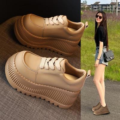 Женские кроссовки на платформе Height-Boost — коллекция осень 2024 г., спортивная и повседневная обувь на мягкой толстой подошве, модель 8305-1