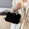 Women Shoulder Bags Pleated Cloud Bag Furry Handbag Hand-held Bag Crossbody Bags for Women Designer Bag