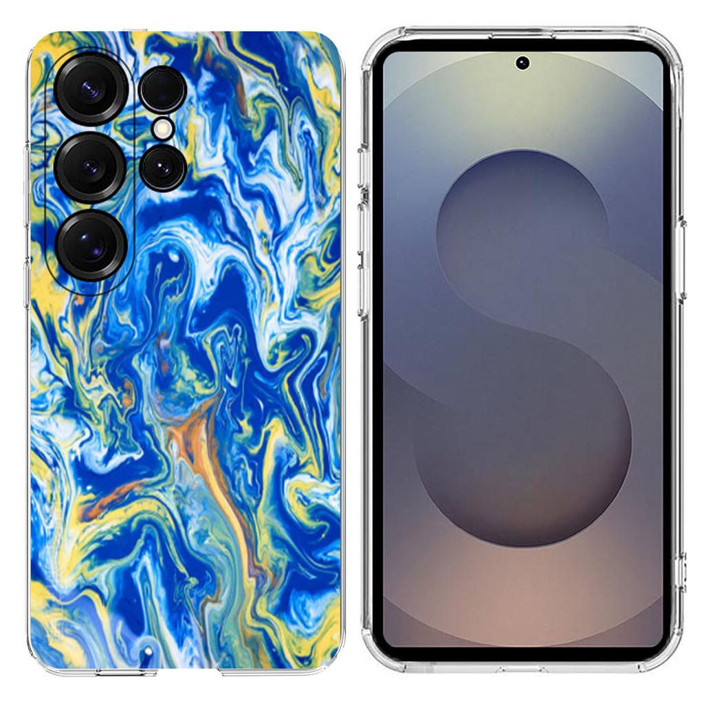For Samsung Galaxy S24 Ultra Case Marble Pattern Printing Soft TPU Phone Cover