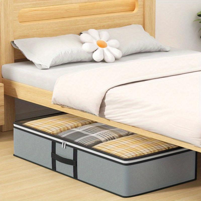 1 шт. Сумка для хранения под кроватью, Плоская сумка для хранения, Коробка для хранения в ящике, Сумка для отделки гардероба, Сумка для переезда, Сумка для хранения одежды и одеял с прозрачным верхом