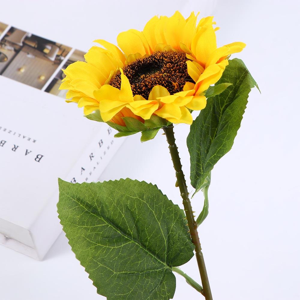 Creative Silk Flower Home Layout Sunflower Bouquet Artificial Sunflower Flower DIY Wedding Decor