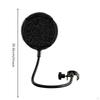Sound Input Device Plosive Screen Swivel with Gooseneck Clip Arm
