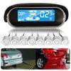 12V Серебристый Двухъядерный ЖК-дисплей Монитор Датчики парковки 8 Задний Вид спереди Задний ход Радар Комплект Система Электронные аксессуары
