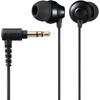 Elecom Earphones  Wired CanaL Type  3.5 Mm  3 PoLe  L Shaped pLug  With  10.0Mm DynaMic Driver  Ehp F12cabk  bLack  No Mic
