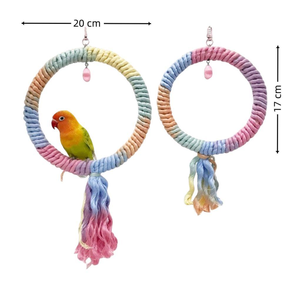 Bendable Paw Grinding Plush Exercise Stand New Pet Bird Training Toy for Parakeet