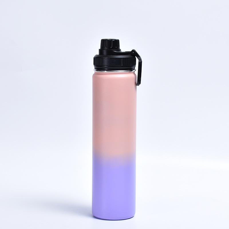 Gradual Spray Painting Sports Cup 304 Stainless Steel Super-capacity Space Pot Insulation Portable Cup